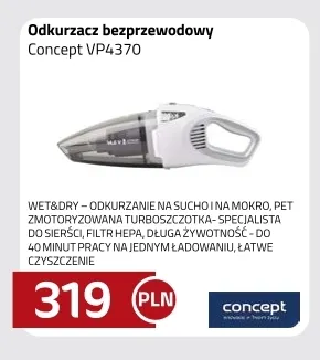 Odkurzacz bezprzewodowy Concept VP4370 promocja w kakto.pl