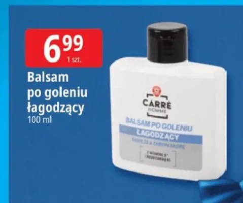 Balsam po goleniu łagodzący Carré Homme promocja w Leclerc