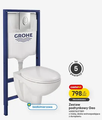 Zestaw podtynkowy Geo promocja w Castorama