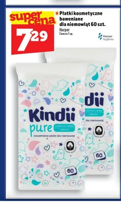 Płatki kosmetyczne bawełniane Kindii Pure promocja w TOPAZ
