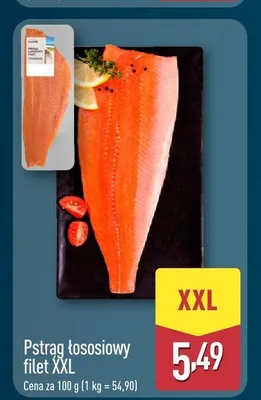 Pstrąg łososiowy filet XXL promocja w Aldi
