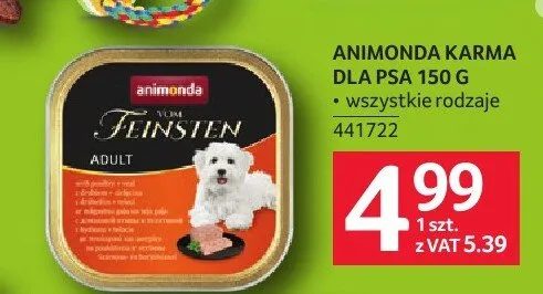 Karma dla psa Animonda Vom Feinsten promocja w Selgros