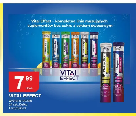 Suplement diety Vital Effect Elektrolity promocja w Chorten