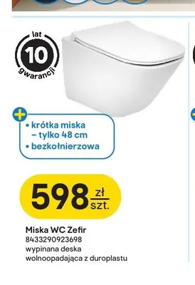 Miska WC Roca Zefir promocja w Castorama