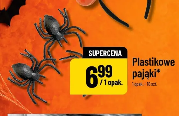 Plastikowe pająki promocja w POLOmarket
