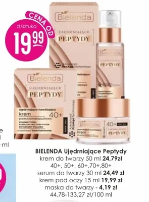 Maska do twarzy Bielenda Ujędrniające Peptydy promocja w Drogerie Jasmin