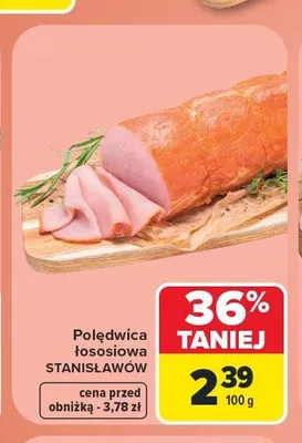 Polędwica łososiowa Stanisławów promocja w Carrefour