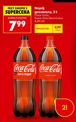 Napój gazowany Coca-Cola promocja w Biedronka