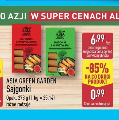 Sajgonki Asia Green Garden promocja w Aldi