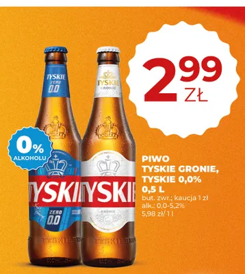 Piwo Tyskie Gronie promocja w Duży Ben