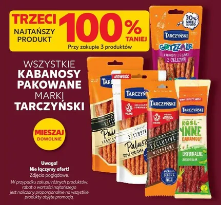 Kabanosy pakowane promocja w Kaufland