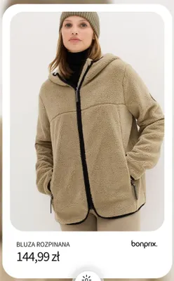 Bluza rozpinana Bonprix promocja w bonprix