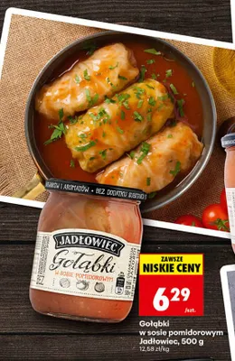 Gołąbki w sosie pomidorowym Jadłowiec promocja w Biedronka