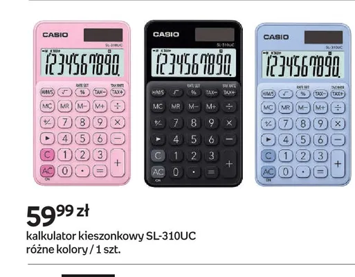 Kalkulator kieszonkowy CASIO SL-310UC promocja w Empik