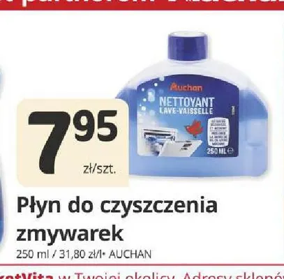 Płyn do czyszczenia zmywarek Auchan promocja w Marketvita