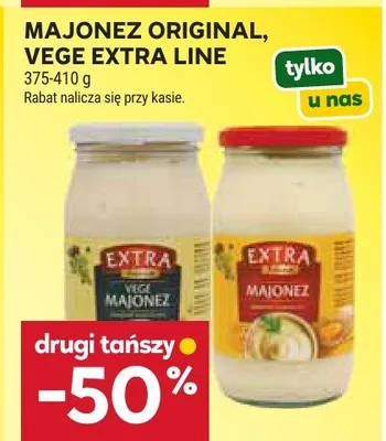 Majonez Original, Vege Extra Line promocja w Stokrotka