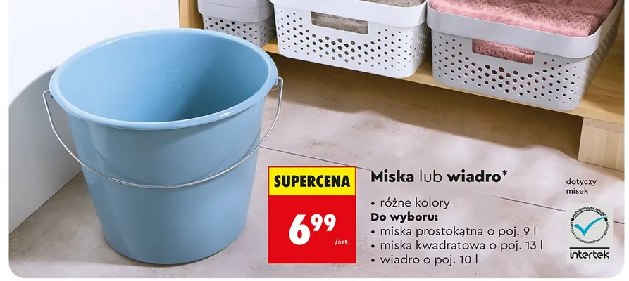 Miska lub wiadro promocja w Biedronka