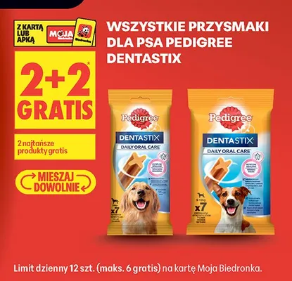 Przysmak dla psa Pedigree Dentastix Daily Oral Care promocja w Biedronka