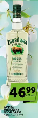 Wódka Żubrówka Bison Grass promocja w Euro Sklep