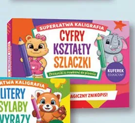 Książka Cyfry kształty szlaczki promocja w Biedronka