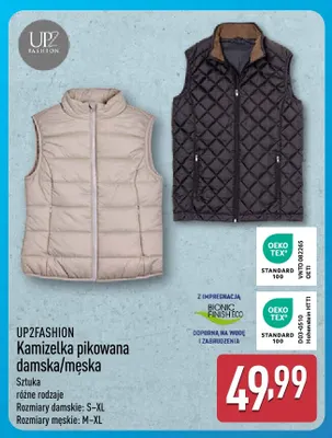 Kamizelka pikowana damska Up2fashion promocja w Aldi