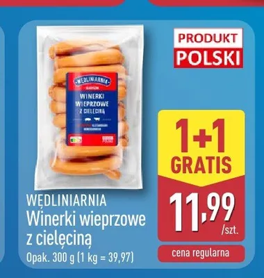 Winerki wieprzowe z cielęciną Wędliniarnia promocja w Aldi
