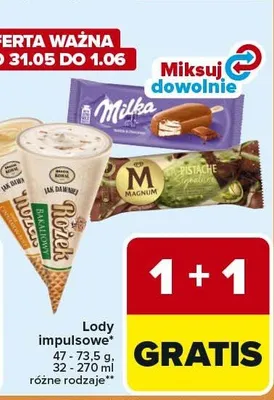 Lody impulsowe promocja w Carrefour Express