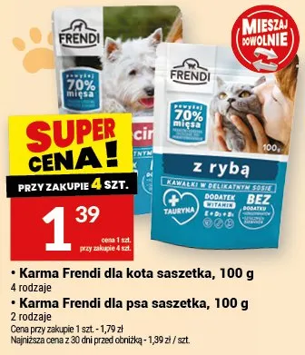 Karma Frendi dla kota saszetka promocja w Twój Market