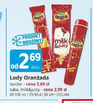 Lody Oranżada świder Hellena promocja w Marketvita