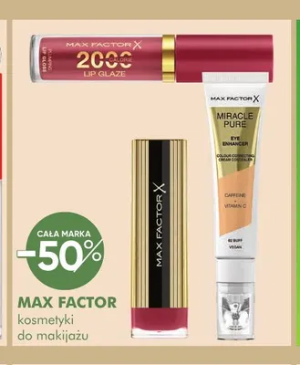 Kosmetyki do makijażu Max Factor promocja w Super-Pharm
