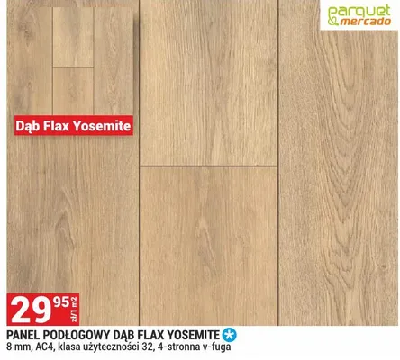 Panel podłogowy Dąb Flax Yosemite promocja w Merkury Market