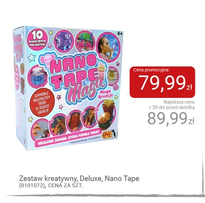 Zestaw kreatywny Deluxe Nano Tape promocja w Smyk