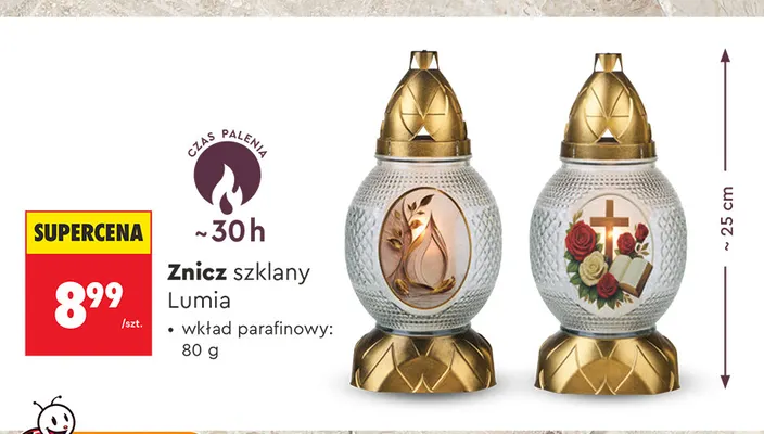 Znicz szklany Lumia promocja w Biedronka