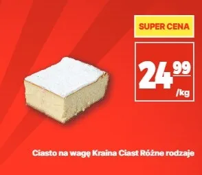Ciasto na wagę Kraina Ciast promocja w API Market
