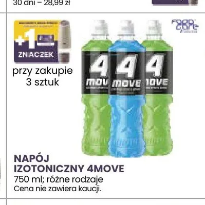 Napój izotoniczny 4Move promocja w Stokrotka