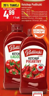 Ketchup Pudliszki promocja w POLOmarket