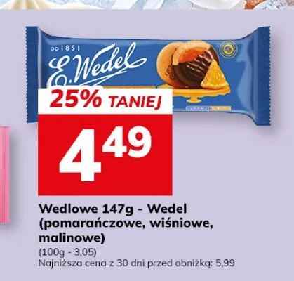 Wedlowe E.Wedel pomarańczowe promocja w Hitpol