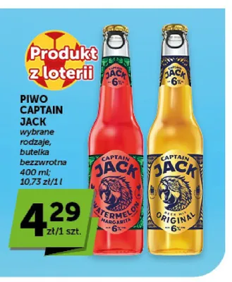 Piwo Captain Jack Watermelon Margarita promocja w Euro Sklep