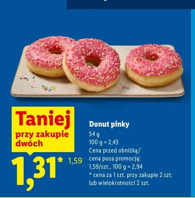 Donut pinky promocja w Lidl