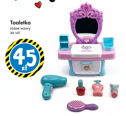 Toaletka różne wzory promocja w Tedi