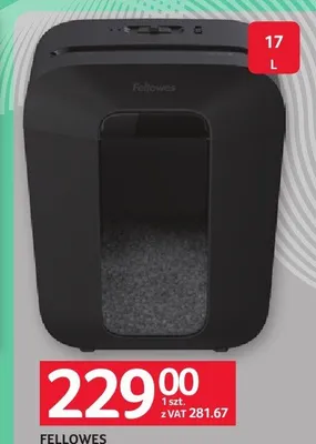Niszczarka LX41 Fellowes promocja w Selgros