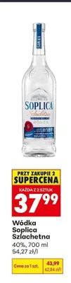 Wódka Soplica Szlachetna promocja w Biedronka