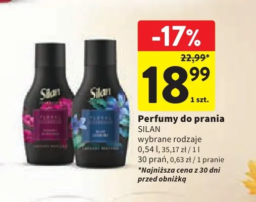 Perfumy do prania Silan promocja w Intermarche
