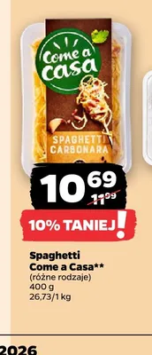 Spaghetti Come a Casa promocja w Netto