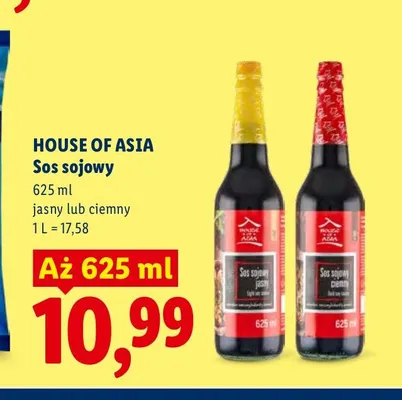 Sos sojowy jasny House of Asia promocja w Lidl