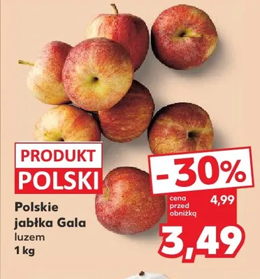 Jabłka Gala polskie promocja w Kaufland