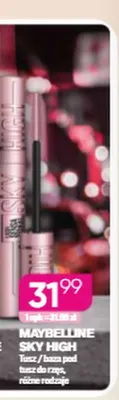 Tusz / baza pod tusz do rzęs Maybelline Sky High promocja w Drogerie Koliber