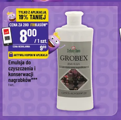 Emulsja do czyszczenia i konserwacji nagrobków Grobex Zielony Dom promocja w POLOmarket