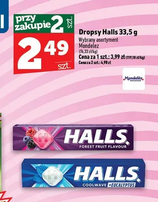 Dropsy Halls Forest Fruit promocja w TOPAZ