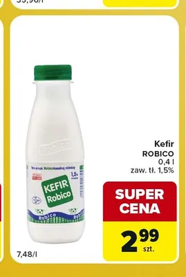 Kefir Robico promocja w Carrefour Market